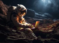 Astronaut-Laptop